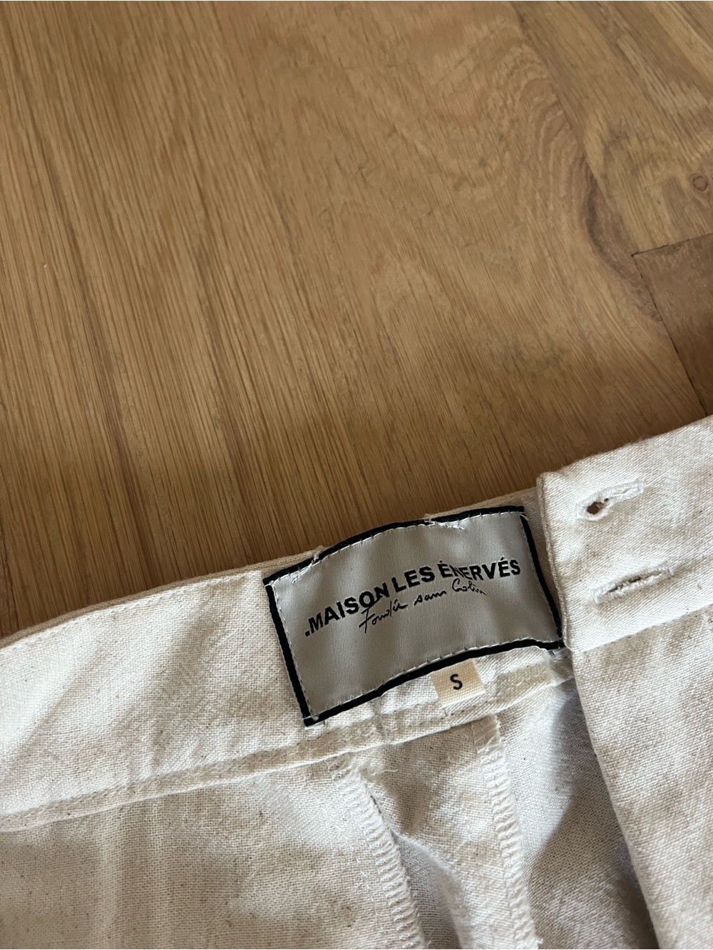 Off-White Straight Leg Designer Embroidered Pants - Picture 6 of 8